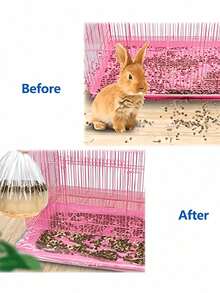 10/50pcs Disposable Transparent Plastic Liners For Small Pet Cages, Including Bunny Cages, Hamster Habitats And Potty Litter Boxes