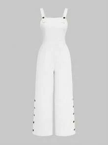 2025 新款亚麻休闲度假纯色百搭系带踝长裤女款春夏修身休闲侧袋连体裤款式高腰阔腿裤