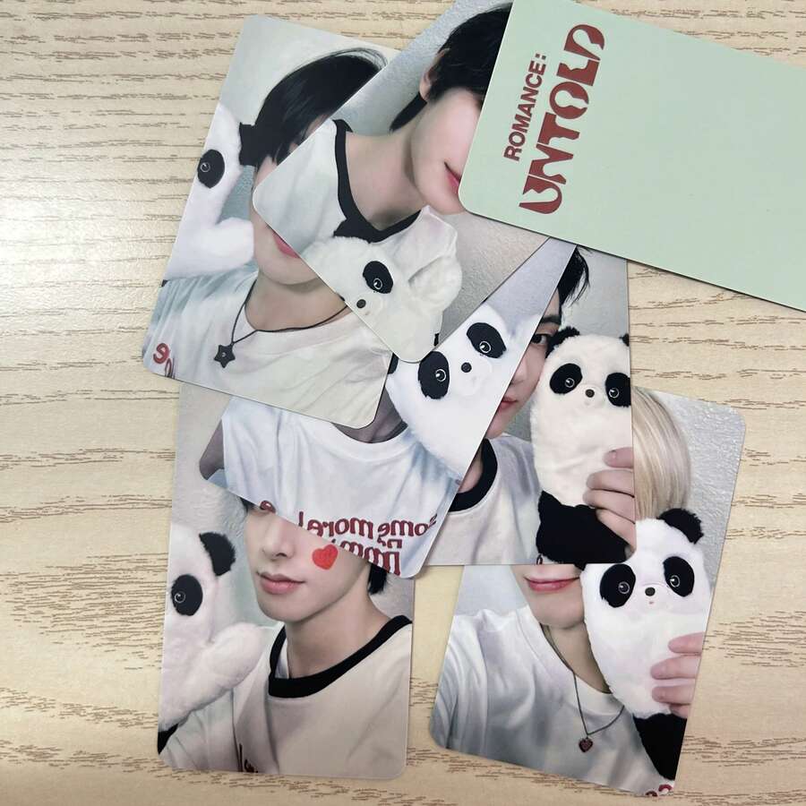 1 套/ KPOP ROMANCE UNTOLD 照片卡套装，双面打印，哑光饰面，LOMO 卡片收藏，Heeseung JungWon Sunoo 粉丝商品，适合粉丝、返校、学校用品等的礼物 - 彩色 - 查看 1