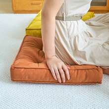 1 件装实心椅垫方形垫子软垫办公室居家或车内花园阳光休闲座垫办公椅 - 彩色 - 查看 4