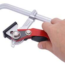 YUNRUX 2pcs Table Clamp Woodworking Clamp Table Mount Ratchet Clamp 160x60 Mm - Red - View 9