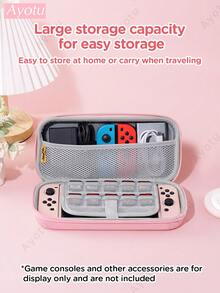 Ayotu غلاف قابل للتخصيص بالنص والاسم متوافق مع وحدة التحكم Switch/Switch OLED/Switch Lite والإكسسوارات، يتضمن الحزمة: غطاء واقي، حقيبة تخزين، هيكل قاعدة، غطاء للغبار، حافظة للألعاب، قبضة وحدة التحكم، إلخ. هدية رائعة للاعبين والأصدقاء والعائلة لأعياد الميلاد والسنوية وعيد الحب وعيد الميلاد - متعدد الألوان - مشاهدة 6