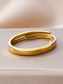 Stainless Steel Adjustable Open Ring, Simple And High-grade Accessories