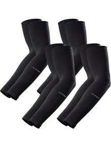 1 对/2 对/3 对/4 对冷却臂套压缩袖，适合男士、女士和青少年 - 彩色 - 查看 2