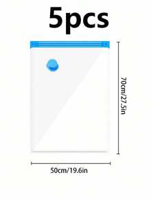 20pcs/1pc Vacuum-Sealed Bags, Travel Accessories, Vacuum Bags, Travel Essentials, Vacuum Storage Bags, Travel Essentials, Storage Bags, Cruise Essentials, Organization And Storage, Bedroom