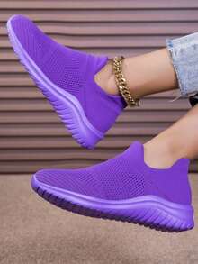 Elastyczne wsuwane trampki dla mężczyzn/kobiet, wygodne codzienne buty sportowe bez sznurówek, lato 2025 nowość