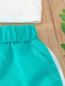 3 قطع طقم بنات مراهقات يتكون من ملابس علوية كامي مطبوع عليه حرف بروكلين + ملابس علوية شبكية + شورت، طقم موضة صيفية للخارج، مناسب للاستخدام الخارجي والهدايا الصيفية