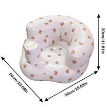 Baby Inflatable Seat,Sofás Para Niños For Babies 3-36 Months, Built In Air Pump Infant Back Support Sofa, Infant Support Seat Toddler Chair For Sitting Up, Baby Shower Chair Floor Seater Gifts - conejo - Ver 2