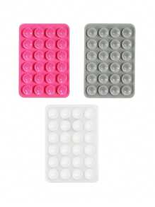 10pcs Double-Sided Silicone Suction Cup Upgrade Suction Cup Card Package Square Single Sided Phone Suction Cup Holder Adhesive Phone Case Holder Silicone Phone Accessories For Women For Men Wallet Mini Wallet Purse Wallet Magsafe Wallet Card Wallet