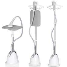 OYAJIA Clothes Steamer, Foldable Handheld Clothing Wrinkles Remover For Garments, Large Detachable Water Tank Portable Mini Fabric Steam Iron For Home And Travel (White) - UK Plug(220-240V) - View 3