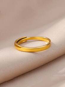 Stainless Steel Adjustable Open Ring, Simple And High-grade Accessories