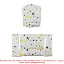 1pc Cushion Compatible With Stokke Tripp Trapp - Soft Seat For Infants, Babies & Toddlers, High Chair Accessories, Cotton Fabric Insert, Easy To Install, Easy To Clean