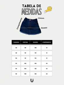 Plus Size Denim Shorts - Azul lavado medio - Ver 3