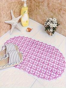 1/2/4pcs Anti-Slip Suction Cup Bath Mats - Waterproof Shower And Toilet Rugs, Plastic, Available In Mixed Colors/Pink/Blue, Bathroom Mats | Wet Environment Pads | Bathroom Carpets, Bathroom Accessories Home Bathroom Decor Fall Decor Back To School - Bathroom Anti-slip Mat - View 4