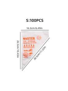 30/100pcs Transparent Cream Piping Bags, Disposable Pastry Bags, Cake Decoration Bags, Suitable For DIY Making Cake, Macarons, Cookies, Pastries Decorations - Piping Bag - View 10