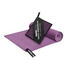 Toalla de playa de microfibra para viajes - Toalla de secado rápido, suave y ligera para camping, toalla de viaje absorbente y compacta para campamento, gimnasio, playa, yoga, natación y mochilero