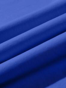 NEON DUSK Men's Cartoon Print Navy Blue T-Shirt - Royal Blue - View 5