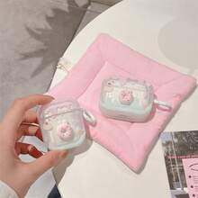 1 件扎染蝴蝶耳机盒适用于 1/2 代耳机，全新无线耳机保护套适用于 3/Pro/Pro2，男朋友/女朋友礼物 - 立體甜甜圈 - 查看 4