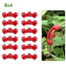 10–50 Pieces 90-Degree Plant Bending Trainer Growth Manipulation Tutors For Plants Clips Bending Branch Clamps Branch Accessories - 紅色 - 查看 1