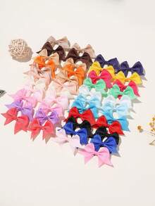40/20/15/60件套装，随机颜色蝴蝶发夹，可爱韩版时尚发饰，适合日常佩戴，返校季必备 - 彩色 - 查看 7