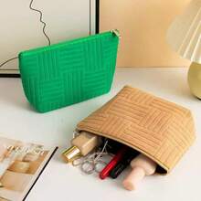 时尚花卉印花收纳包迷你化妆包，多功能卫生巾收纳包，女士/女孩小型化妆品旅行包，送给朋友、妻子、女朋友、母亲节礼物、毕业季礼物的绝佳礼物