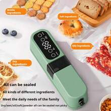 RAF New Vacuum Sealing Machine, Vacuum Bag Sealing Food Preservation, Suitable For Dry And Wet Food Preservation And Snack Bag Sealing, Vacuum Sealing/Single Sealing/External Air Pump, To Meet The Family Food Preservation Vacuum Sealing Machine - Multicolor - View 4