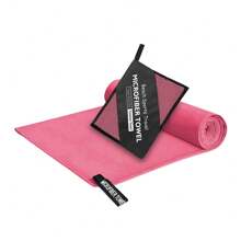 Toalla de playa de microfibra para viajes - Toalla de secado rápido, suave y ligera para camping, toalla de viaje absorbente y compacta para campamento, gimnasio, playa, yoga, natación y mochilero