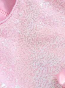 coviviky Vestido formal elegante sin mangas para el verano con estrellas de lentejuelas, malla y cierre con cremallera en la espalda con lazo