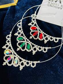 1pc Bridal Crown, Wedding Dress Headpiece, Birthday Girl Crown, Multi-Purpose Rhinestone Princess Hair Hoop Tiara, Wholesale - Crown - View 2