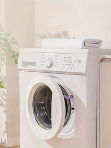 磁性洗衣机门挡 - 紫色和粉色，通风除臭，防潮，安全防夹设计，带强力磁铁，洗衣机通风支撑杆磁性洗衣机防霉防臭通风夹门扣 - 彩色 - 查看 4