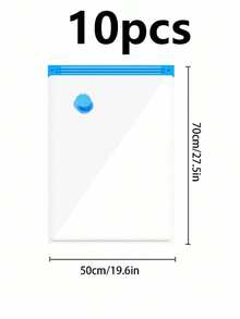 20pcs/1pc Vacuum-Sealed Bags, Travel Accessories, Vacuum Bags, Travel Essentials, Vacuum Storage Bags, Travel Essentials, Storage Bags, Cruise Essentials, Organization And Storage, Bedroom