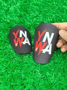 10*6cm Lightweight Breathable Shin Guards, High Strength Material To Reduce Sports Impact - Black - View 5