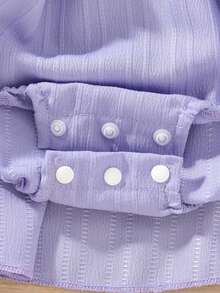 Newborn Baby Girl's Summer Romper Set  Ruffle Sleeveless Dress + Matching Headband  Breathable Cotton Outfit - Purple - View 9