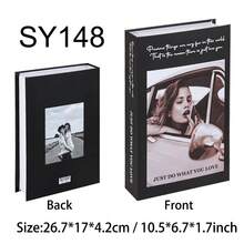 3/2/1 件装仿真装饰书，折叠发货，易于组装，时尚书籍造型咖啡桌装饰，设计师款仿真书，适用于书架、咖啡桌、农舍、家居、客厅、卧室、办公室、浴室、桌面、电视柜、大堂、书架等，是各种节日礼品的理想之选。 - 多色彩色 - 查看 14