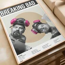 1 pieza Póster clásico de la serie de televisión Breaking Bad sobre el crimen, para decoración de pared en cafetería o bar, sin marco - Multicolor - Ver 46