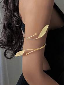 1pc Multi Pattern Optional Women's Armband, Butterfly, Flower, Snake Shaped, Hollow Opening Armband, Suitable For Daily Wear And Vacation Wear