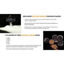 Electric Cocktail Smoker Kit, Thicker Smoke For Rich Flavor, 6 Flavors Wood Chips, Drink Smoker Infuser Kit For Old Fashioned Bourbon Whiskey Etc, Valentine's Day Gifts For Men (Without Butane) - 預設 - 查看 6