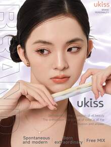 ukiss 0.01mm Ultra Fine Liquid Liner Pencil, Slim Nip Eyeliner Pencil, Lower Eyelashes Pencil, Intense Color, Smooth Ink Flow, Fast Dry, Waterproof And Sweatproof And Anti-Smudge - #01Black - View 10