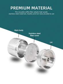 Stainless Steel Refillable Coffee Capsules Compatible With Illy X7/Illy Y3/Illy Y5 Coffee Machines Reusable Capsule Filter Pods Coffee Accessory - Multiple Sets - View 9