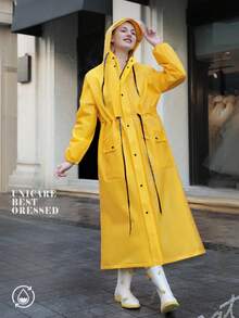 Hochwertige Mode-Regenmantel, verstärkter Regenmantel, wasserdicht und windundurchlässig, Regenjacke für Frauen, multifunktionaler Regenmantel für Outdoor-Aktivitäten, Regen-Outfit, Regenjacke für Radfahren, Reisen, Klettern, Wasserdichter Regenmantel für Erwachsene, Reise-Mode-Regenmäntel, tragbarer verstärkter Regenponcho, Regenkleidung