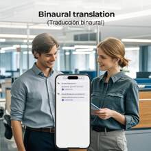 Miniso Écouteurs XP6 IA à transmission libre sans fil. Traduction pour écouter de la musique et passer des appels, prend en charge 120 langues pour la traduction IA avec écouteurs sans fil