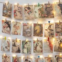 have a good day 1包30张复古童话主题剪贴簿材料纸，可用于个性化DIY手工日记、美学笔记本、设计纸、装饰拼贴卡片等，办公及学习用品 - 1包 - 查看 9