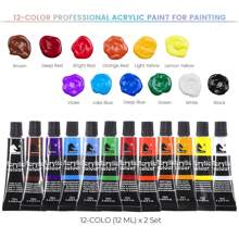 2 Pack 10''x12'' Couples Painting Kit Date Night, Painting Kits For Adults, Canvas Paint Set, Suitable For Couples, And Adult Painting Parties (Easel Not Included)