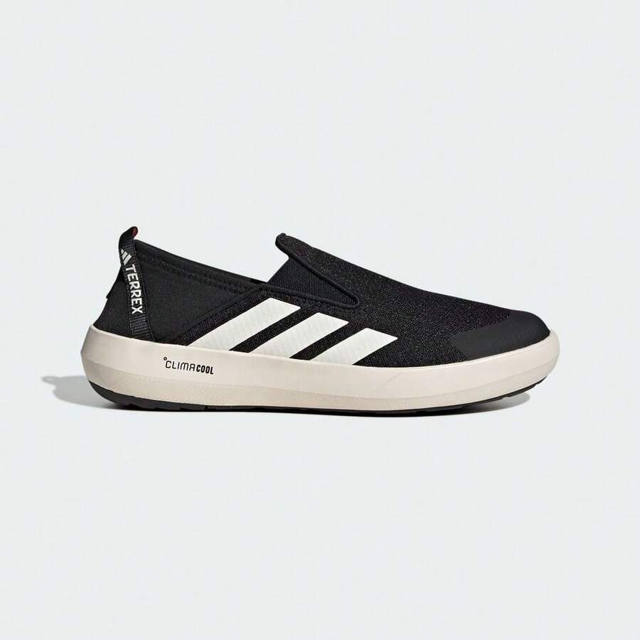 Adidas 2025 男女通用 TERREX BOAT SLIP-ON CLIMACOOL 户外低帮鞋 JI3502 - 黑色 - 查看 1