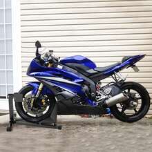 VA-Cerulean Motorradständer für 17-21", 90-130 mm Vorderrad, Motorradwippe, Transportständer, einstellbare Motorradwippe aus Stahl, als Transportständer und Montageständer - Farbe - Übersicht 9