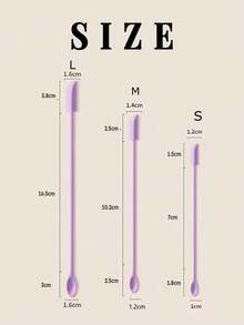 1/3pcs Silicone Spatula, Foundation Spatula, Body Wash Spatula - Multicolor - View 5