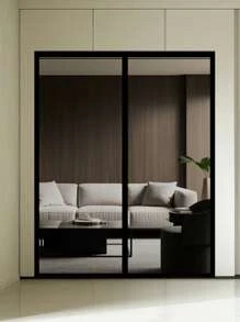 Summer Mosquito Net Curtain Upgraded Version, Black Fiberglass Anti-Cat & Dog Scratch High Permeability Mesh, Strong Magnetic Automatic Closing, Household Thickened Invisible Design Breathable Mesh Door No-Drill Installation Mosquito Net Curtain