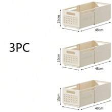 1pc Expandable & Stackable Drawer Organizer Box, High Capacity Storage For Underwear, Socks, Clothing, Pants, Dresses, Shoes, Boots, Jeans In Bedroom
