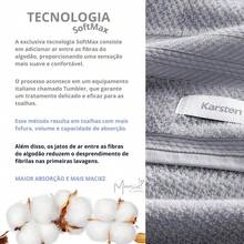 Karsten Giant Bath Towel 100% Cotton 86cm X 1.50m Softmax Antipilling Empire Technology - 灰色 - 查看 4