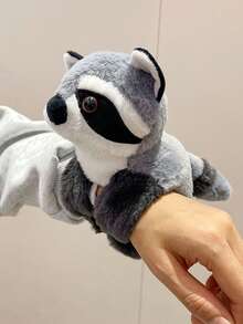 可爱动物毛绒玩具套装，包含狐狸、考拉、熊猫、猪、鸭子、浣熊、猴子和兔子，配有拍手环，创意设计，可佩戴在手腕上，新颖的圣诞节和新年礼物，适合作为玩偶、圣诞礼物或趣味毛绒玩具。 - 彩色 - 查看 16